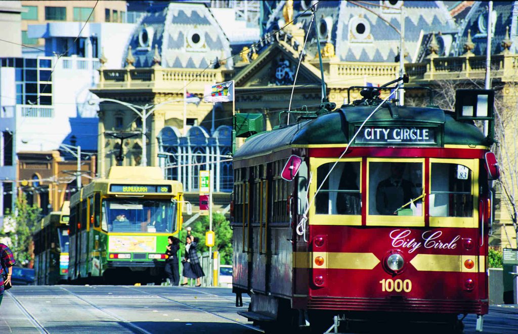 Voyage en Australie - Tramway à Melbourne