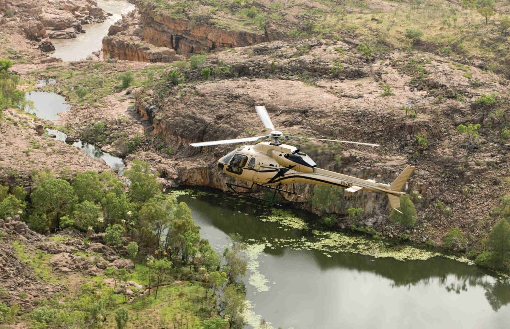top end hélicoptère australie voyage